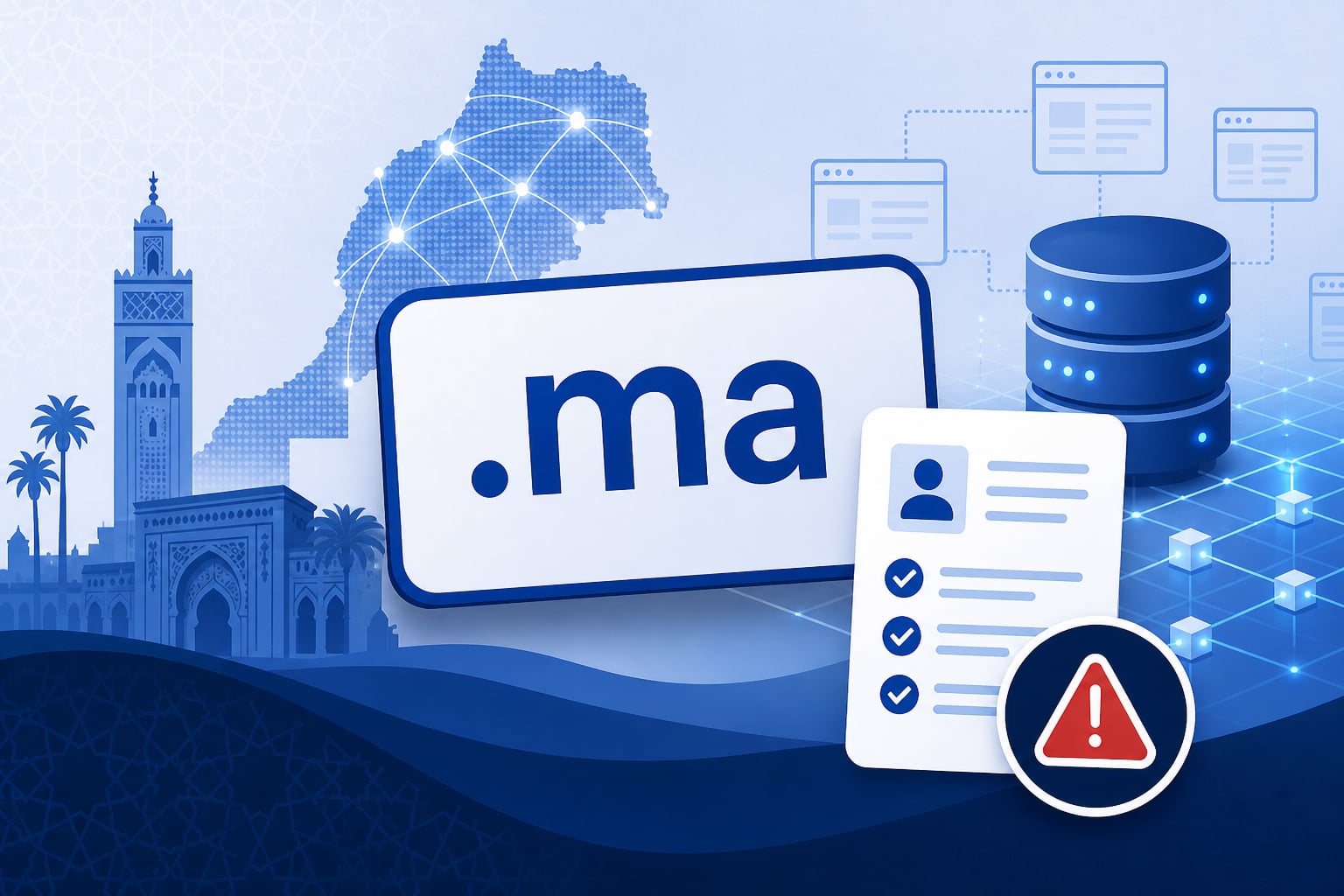 ANRT y dominios .ma: verificación de titulares y riesgo de ServerHold