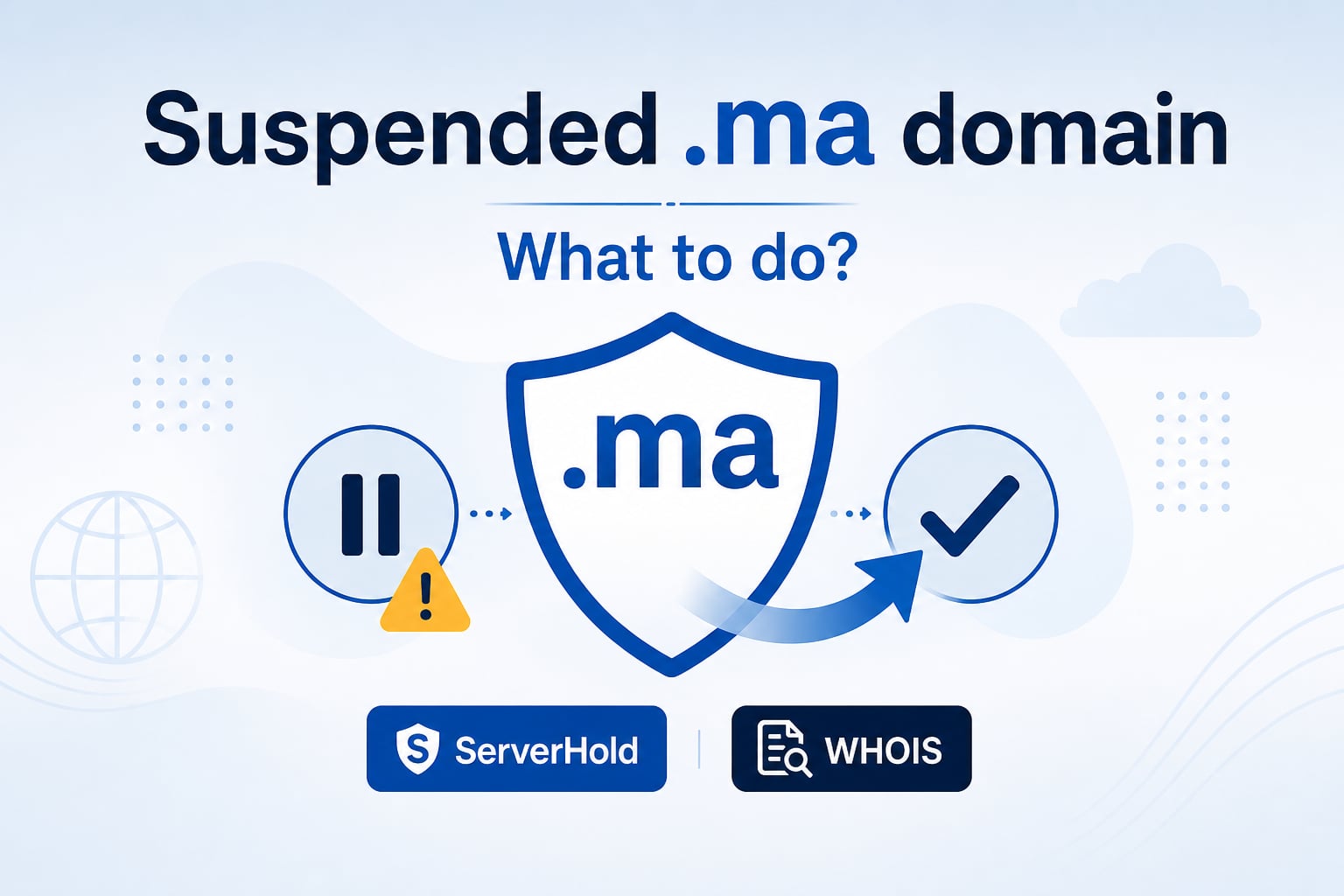 Suspended .ma domain name: what should you do?