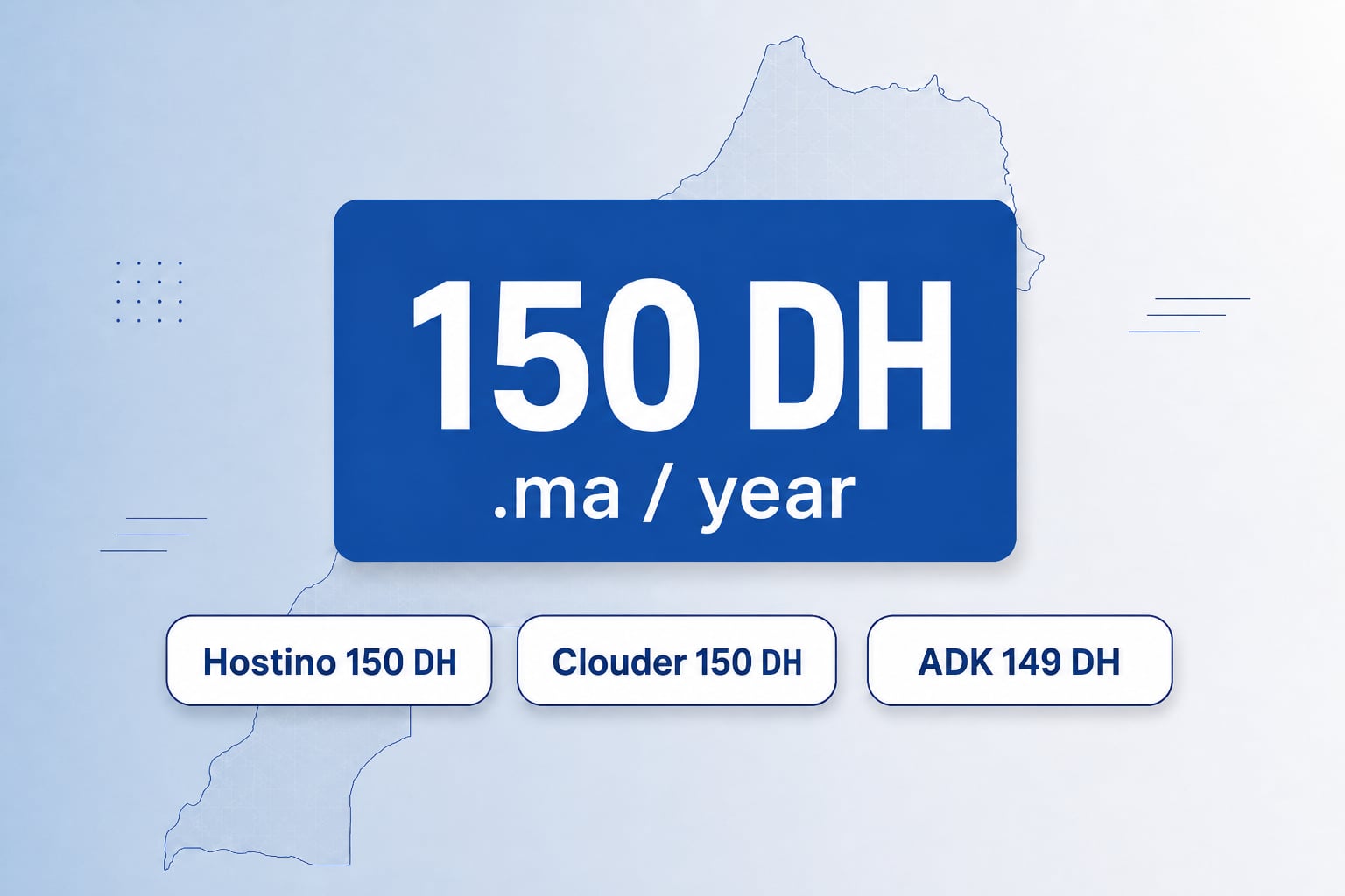Official .ma domain price in Morocco: what does it really cost?