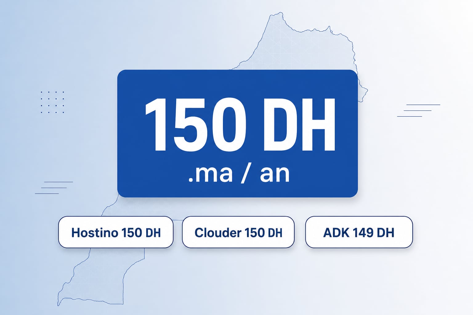 Prix officiel d’un nom de domaine .ma au Maroc : combien ça coûte vraiment ?