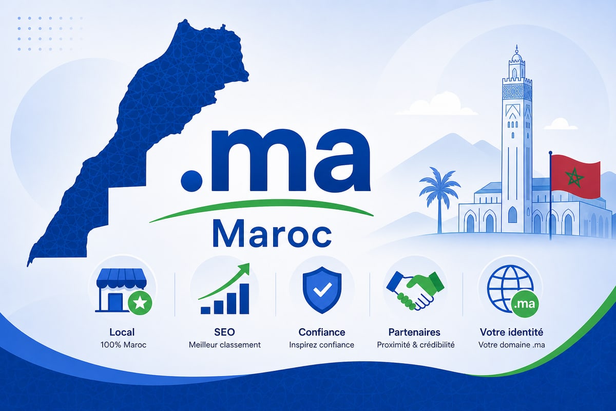Pourquoi choisir un nom de domaine .ma au Maroc : confiance locale, SEO et identité numérique